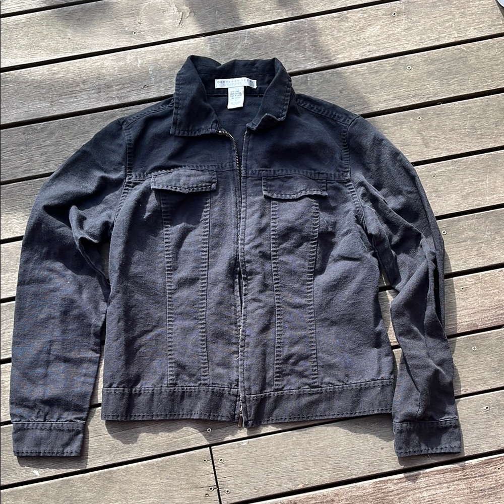 Black linen Jacket